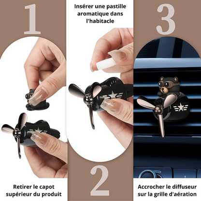 Désodorisant de Voiture Chat Pilote