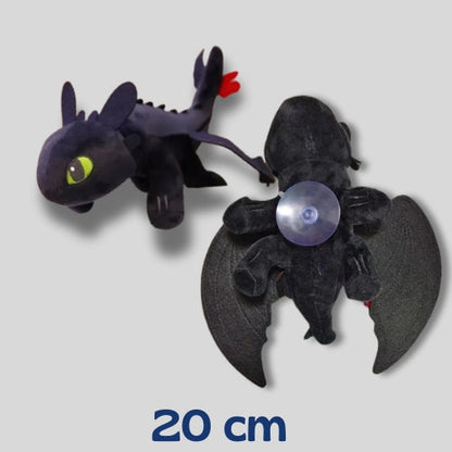 Krokmou le Dragon Peluche Qui S'Accroche au Voiture et Moto