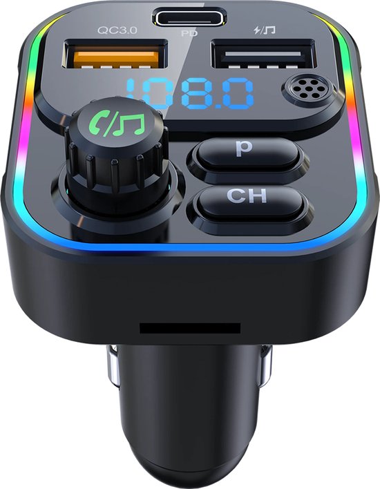 Kit Mains Libres Bluetooth pour Voiture avec Charge Rapide