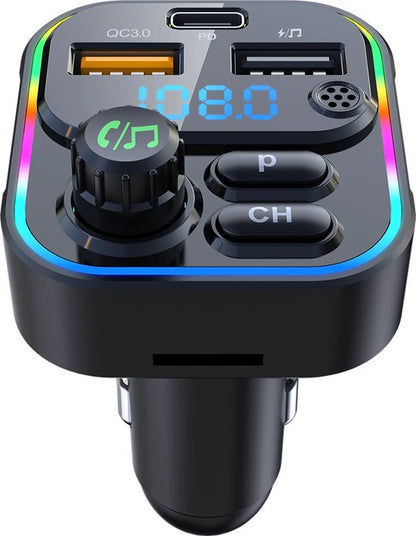 Kit Mains Libres Bluetooth pour Voiture avec Charge Rapide