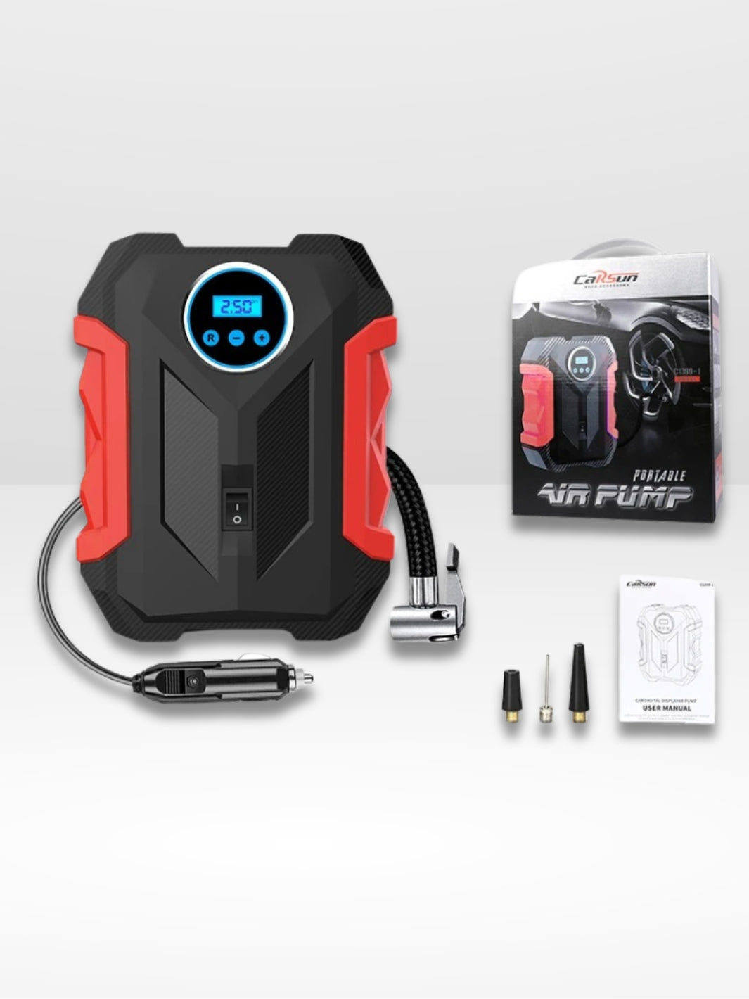 Compresseur Gonfleur Pneu | Portabilité et tranquillité ®
