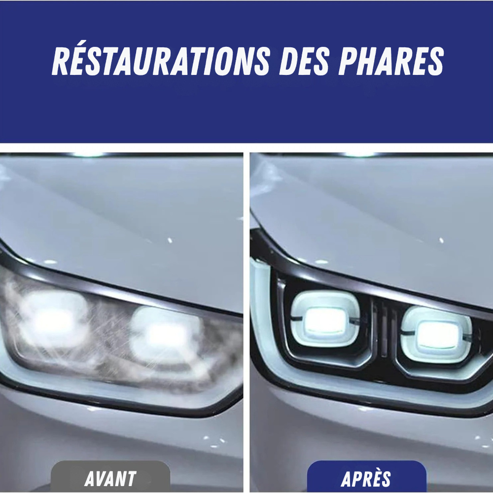 Recharge liquide rénovateur phares – Liquide réparation optiques auto