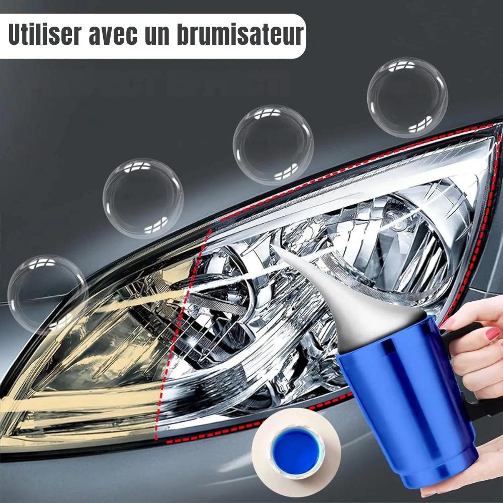 Recharge liquide rénovateur phares – Liquide réparation optiques auto