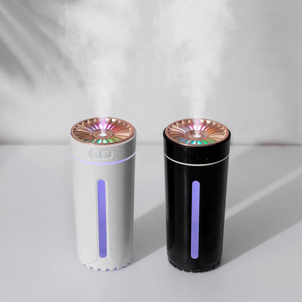 Humidificateur d'air Rose Coloré pour Voiture