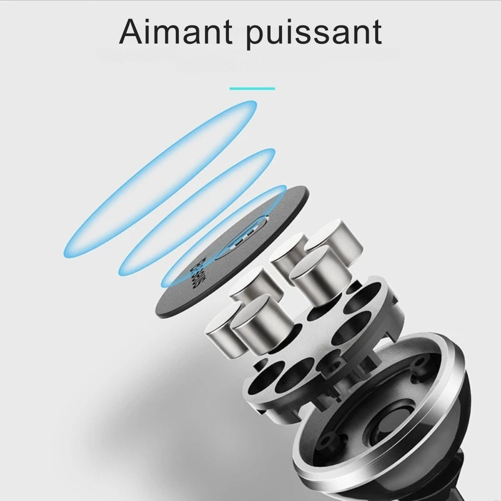 Support Magnétique Téléphone Voiture | Fixation Parfaite ®