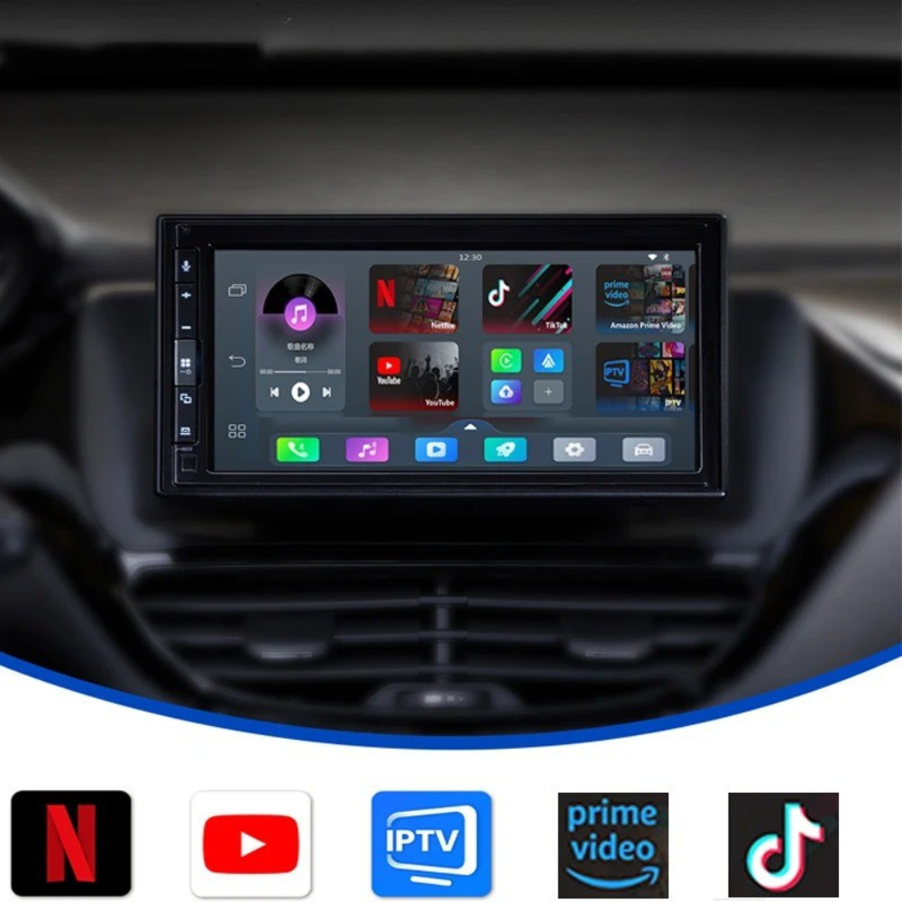 Boitier CarPlay Sans Fil | Android Auto | Netflix, YouTube, IPTV, Disney+