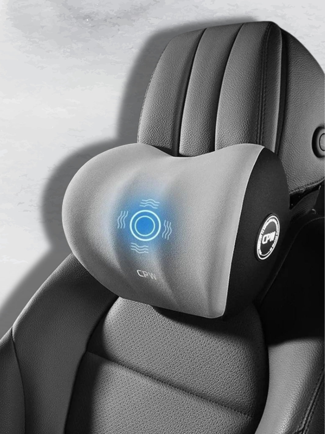 Coussin Lombaire et Appuie-tête avec Vibrations Électrique Massage pour Voiture