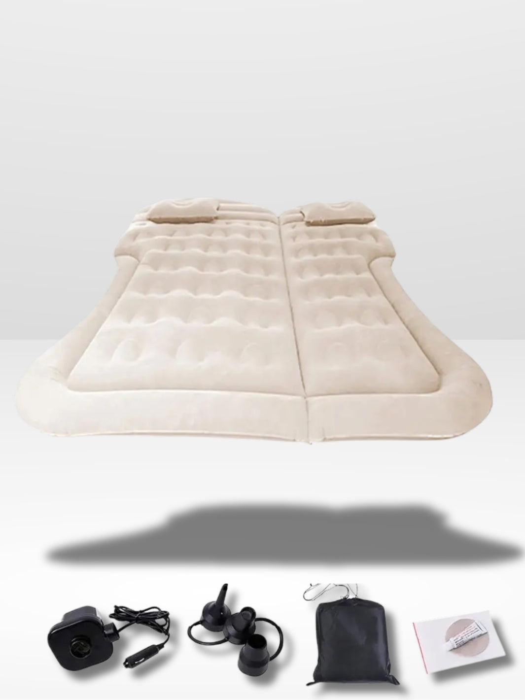 Matelas Autogonflant pour Voiture en Beige