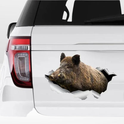 Autocollant Sanglier Voiture | Nature affirmée ®