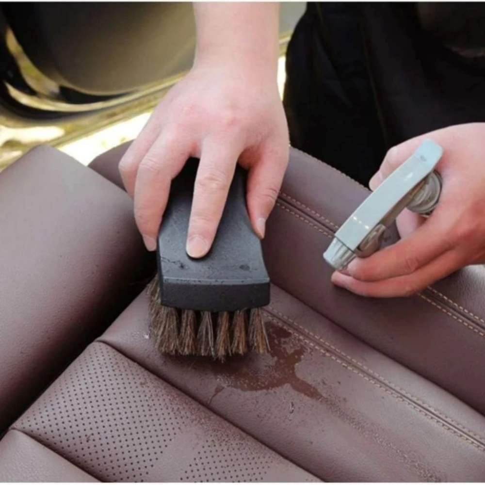 Brosse pour Cuir Voiture | Nettoyage Doux Sans Rayures