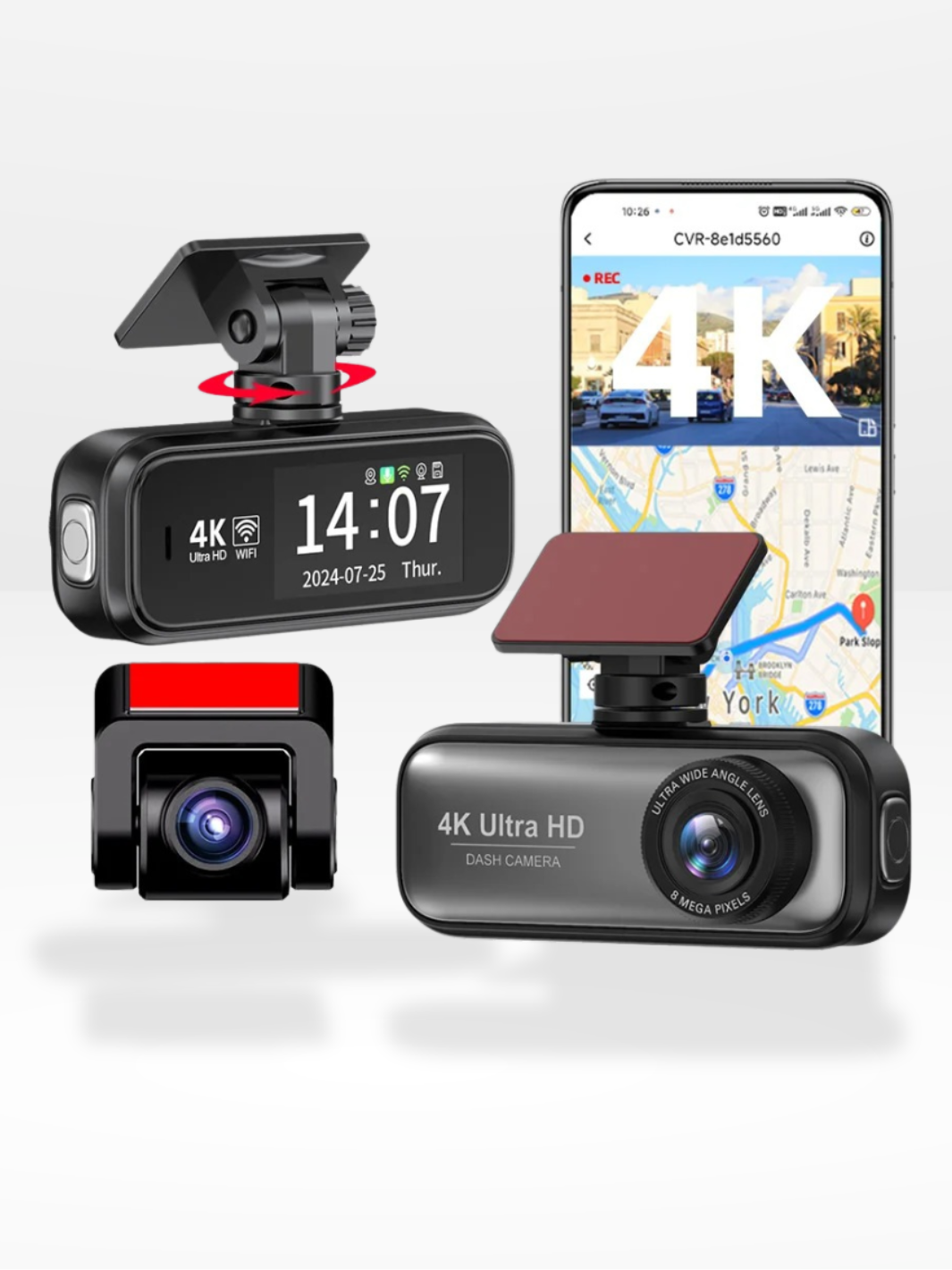 Caméra Embarquée 4K | Sécurité et Connectivité®