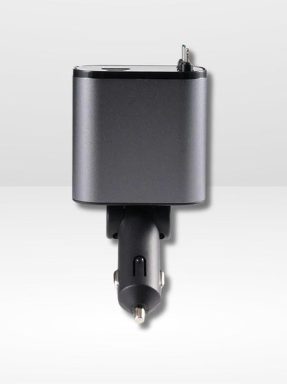 Chargeur Rapide 4-en-1 rétractable pour Voiture