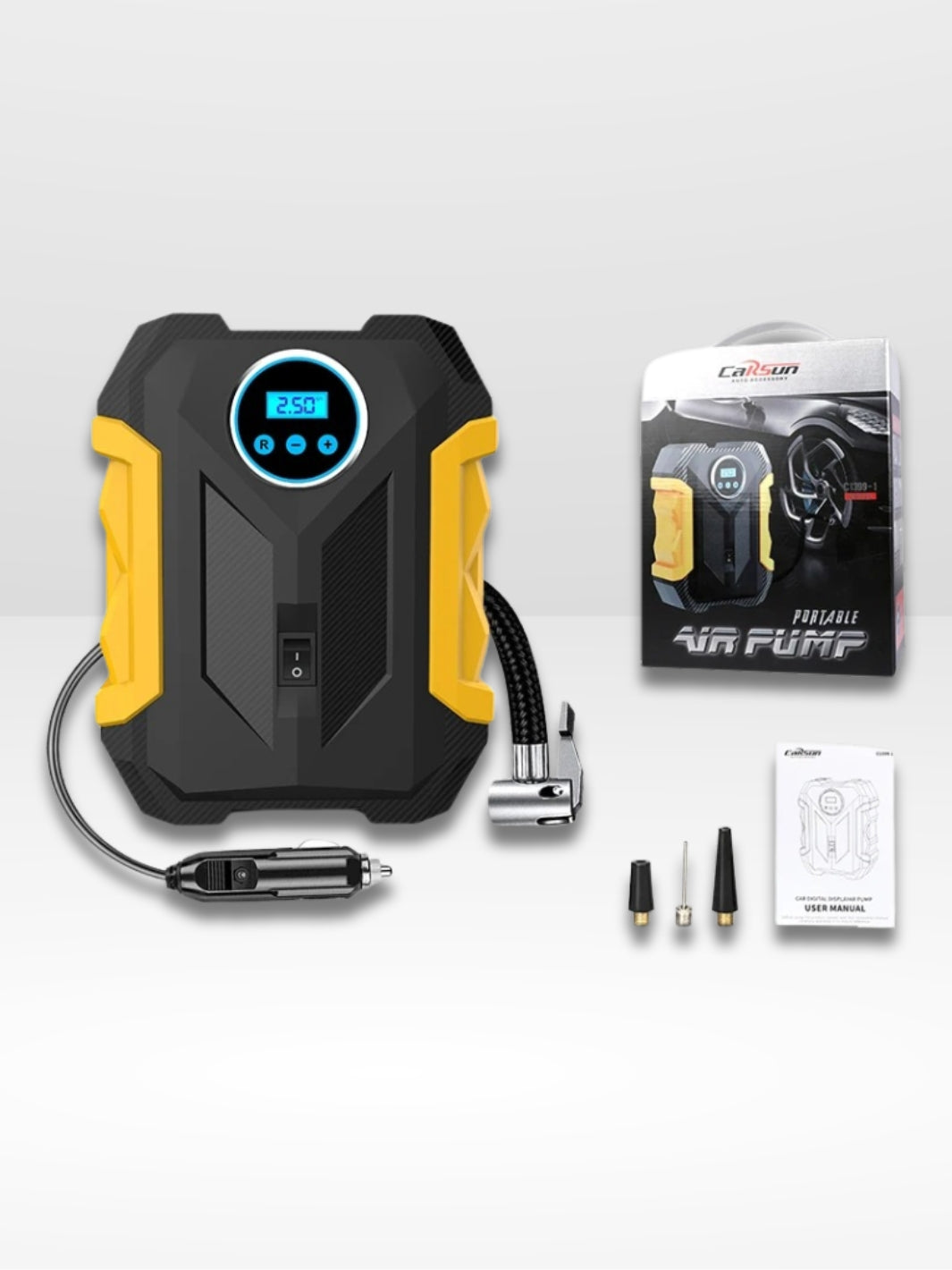Compresseur Gonfleur Pneu | Portabilité et tranquillité ®