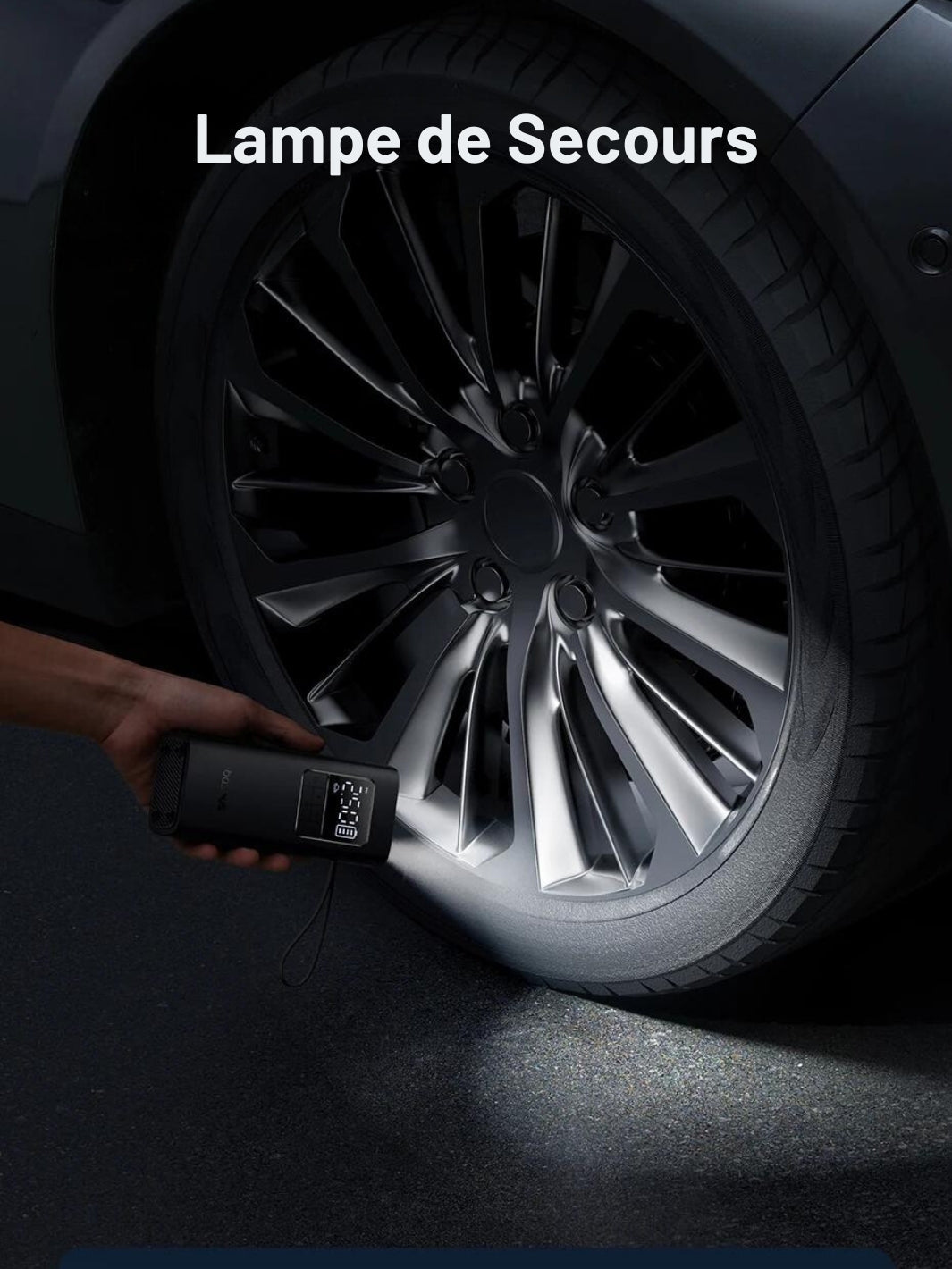 Gonfleur Pneu Voiture Sans Fil | Polyvalence Totale ®