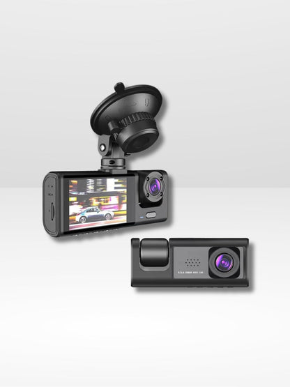 Double Caméra embarquée Avant/Arrière Full HD & Caméra de Recul pour Voiture