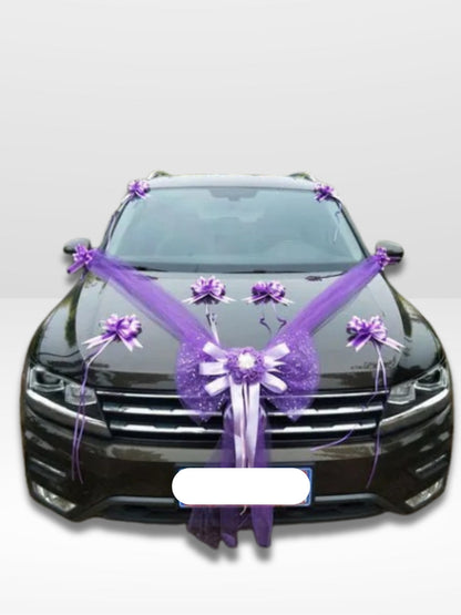 Décoration Voiture Cortège Mariage | Élégance Nuptiale ®