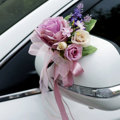 Décoration Voiture Mariage Fleurs | Bonheur Infini ®