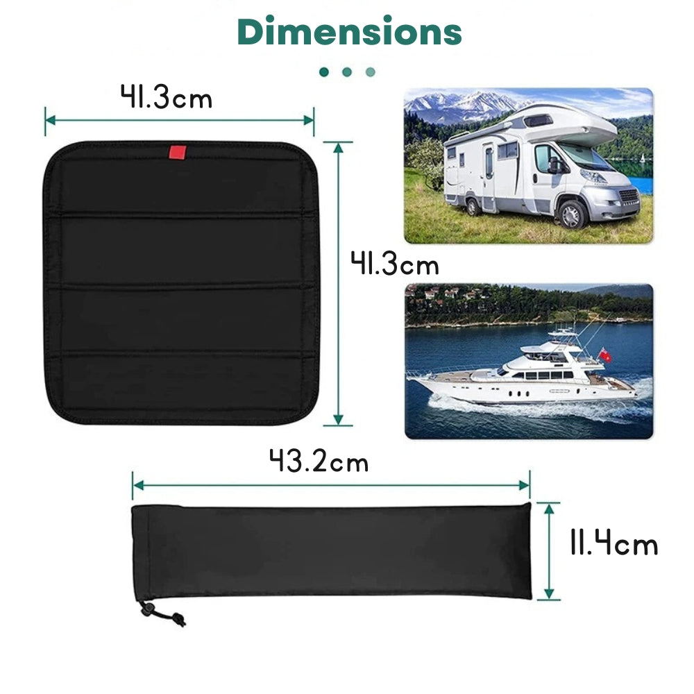 Pare-soleil Fenêtre Caravane | Élégance Durable ®