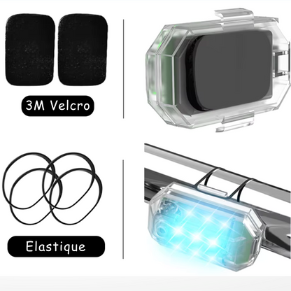 Stroboscope LED pour Voiture, Moto, Vélo