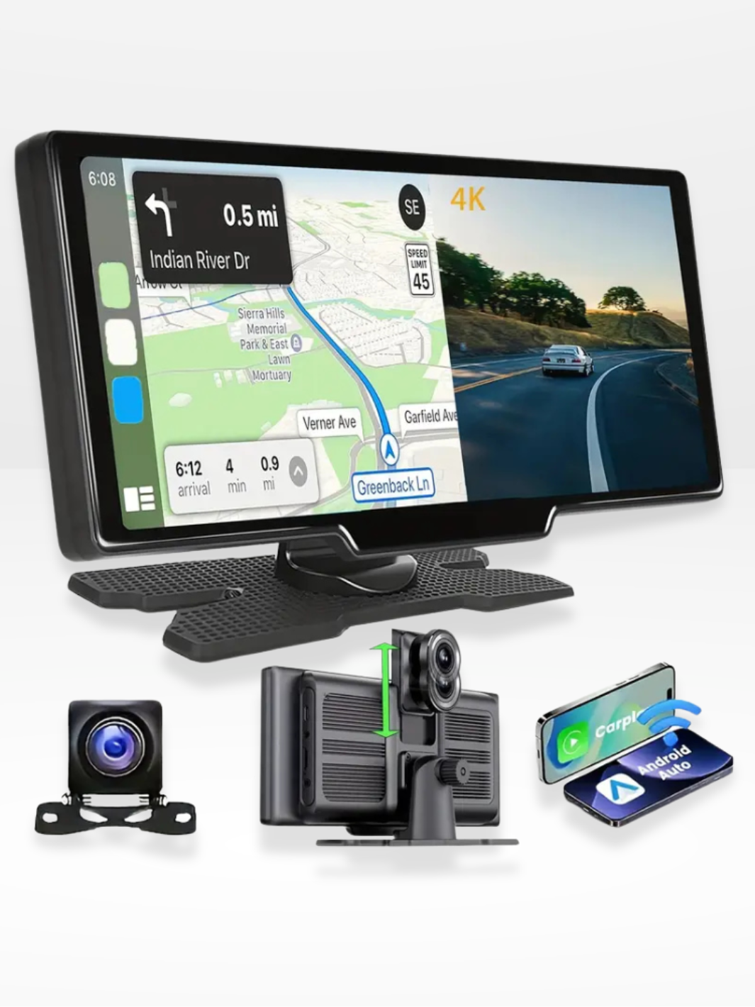 Écran CarPlay avec Caméra Embarquée | La Technologie Suprême®