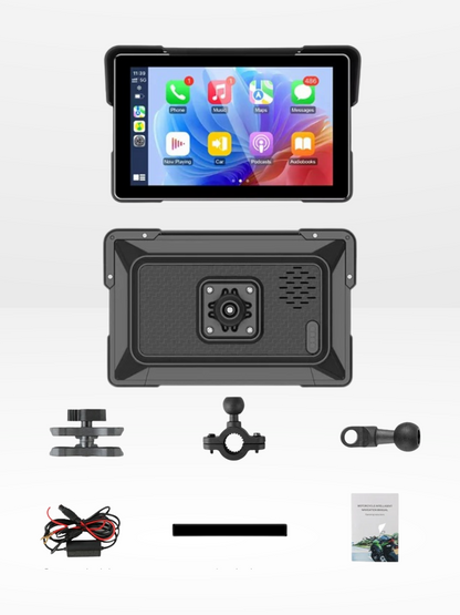 Écran Carplay Moto | Étanche & Universel – Navigation, Sécurité & Connectivité