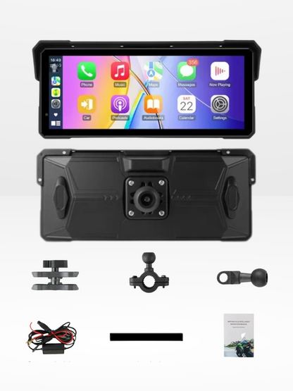 Écran Carplay Moto | Étanche & Universel – Navigation, Sécurité & Connectivité