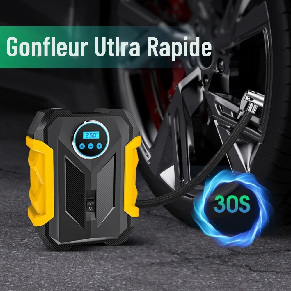 Compresseur Gonfleur Pneu | Portabilité et tranquillité ®
