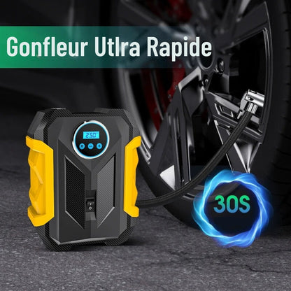 Compresseur Gonfleur Pneu | Portabilité et tranquillité ®
