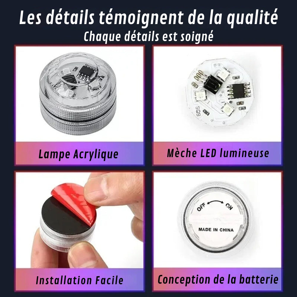 Veilleuse LED Voiture | Ambiance Parfaite®