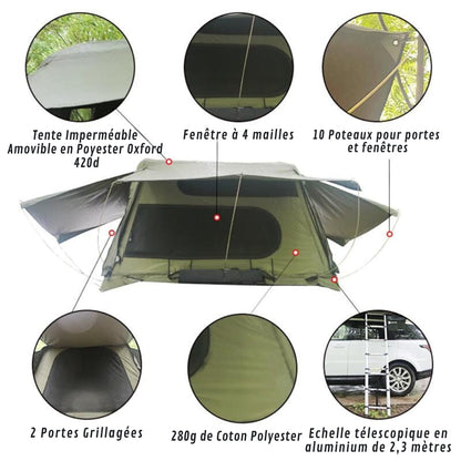 Tente de Toit Gonflable | Confort Itinérant ®