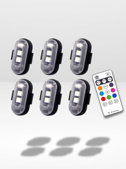 Mini Stroboscope Led sans Fil pour Voiture, Moto et Vélo