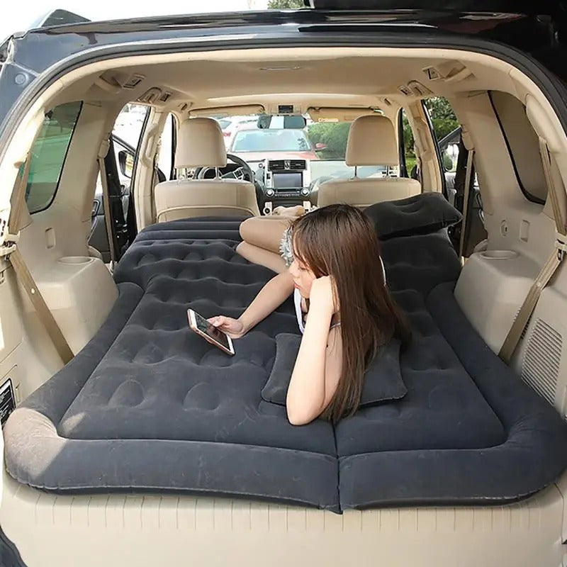 Matelas Autogonflant Bleu pour Voiture