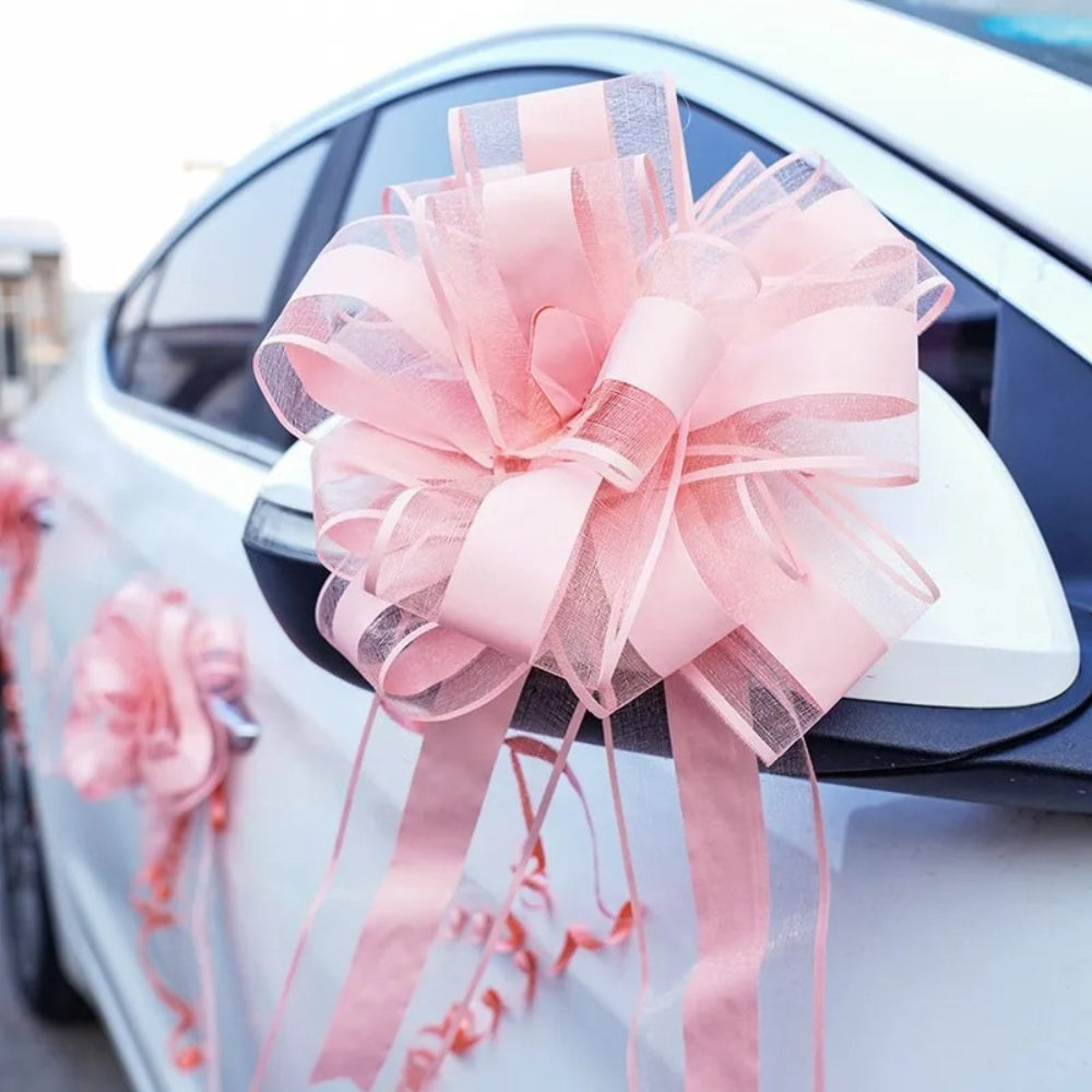 Nœud Décoration Voiture Mariage | Un Amour Éternel ®