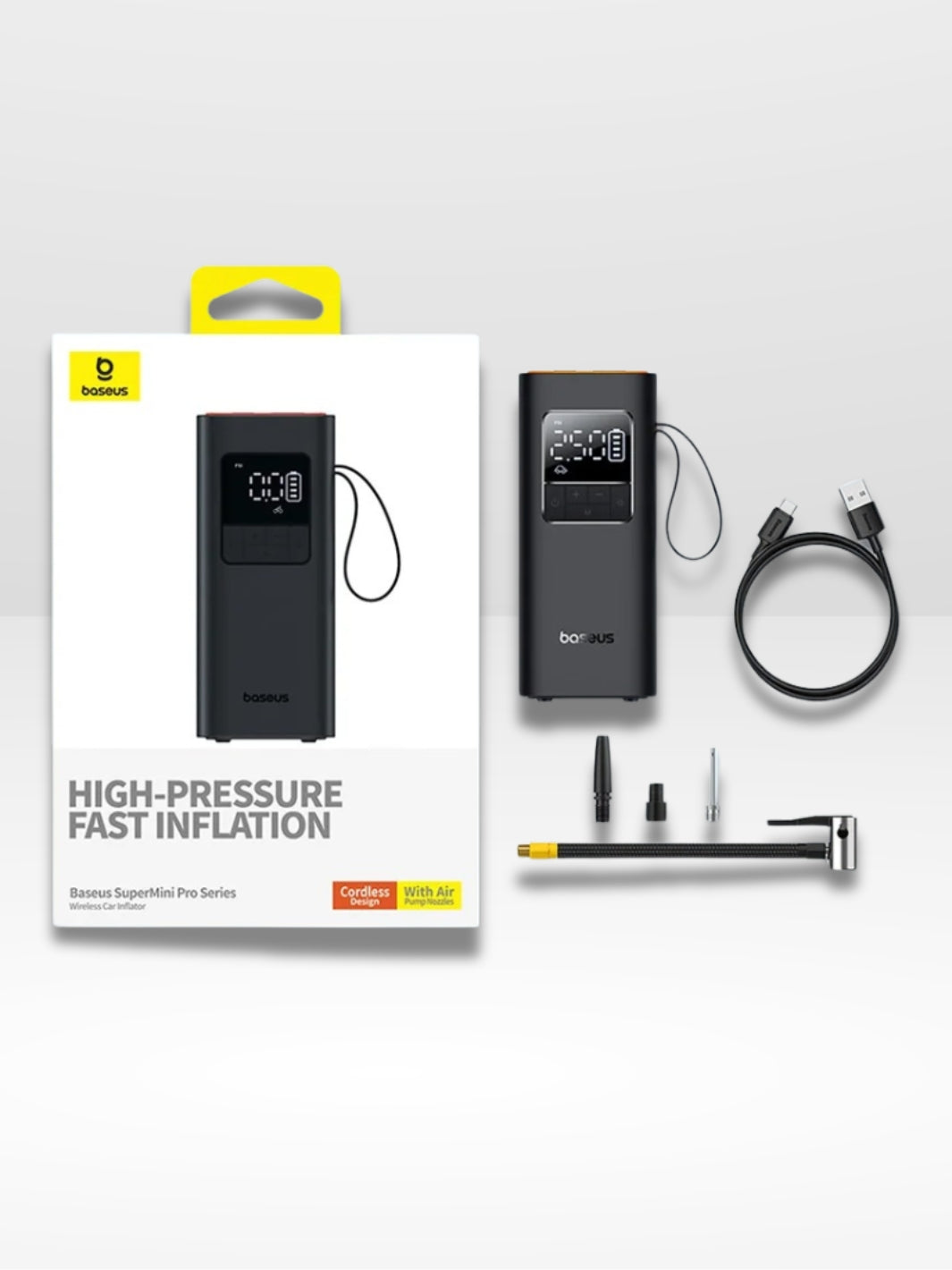 Gonfleur Pneu Voiture Sans Fil | Polyvalence Totale ®