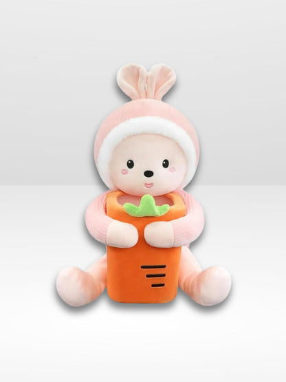 Peluche Boîte à mouchoirs 2 en 1 pour voiture