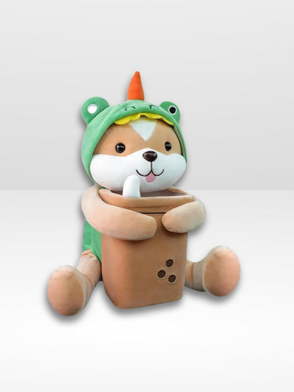 Peluche Boîte à mouchoirs 2 en 1 pour voiture