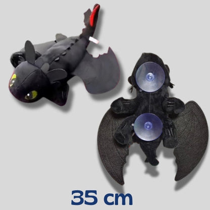 Krokmou le Dragon Peluche Qui S'Accroche au Voiture et Moto