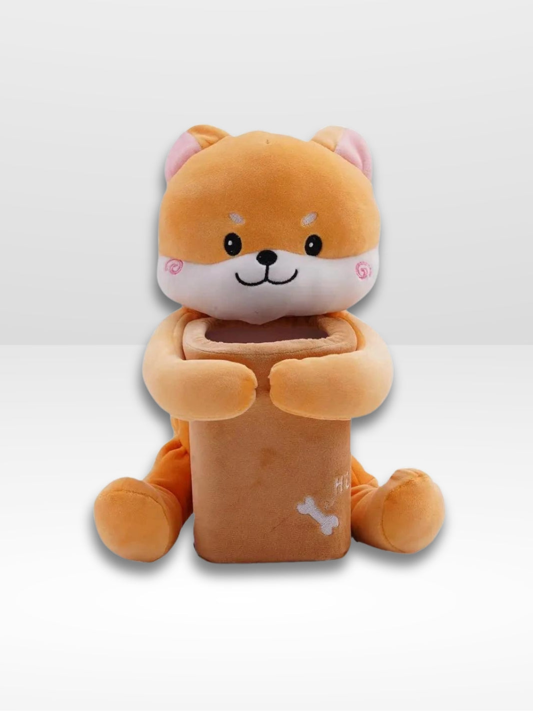Peluche Boîte à mouchoirs 2 en 1 pour voiture