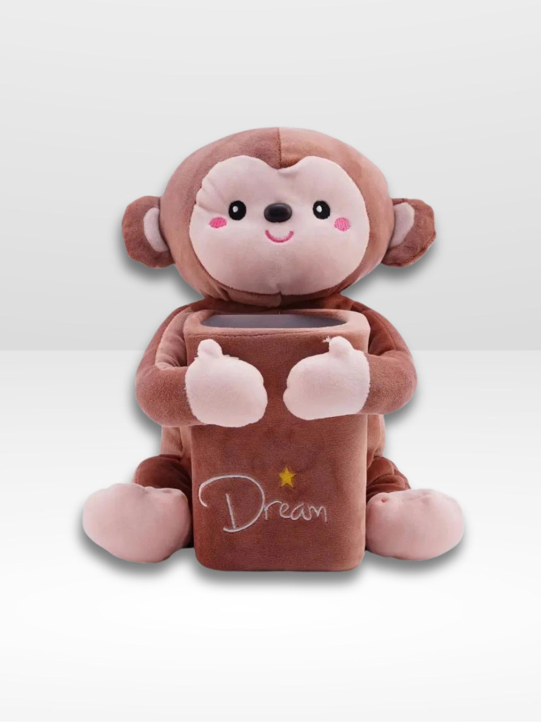 Peluche Boîte à mouchoirs 2 en 1 pour voiture