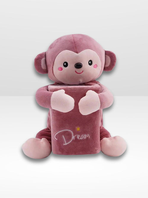 Peluche Boîte à mouchoirs 2 en 1 pour voiture