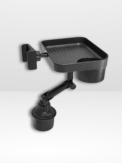 Plateau de voiture rotative à 360° avec support de téléphone et porte-gobelet intégrés