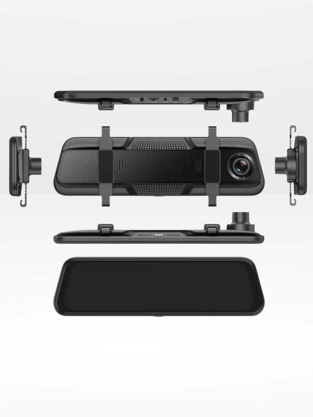 Rétroviseur Caméra 4k Avant/Arrière| CarPlay & DashCam®