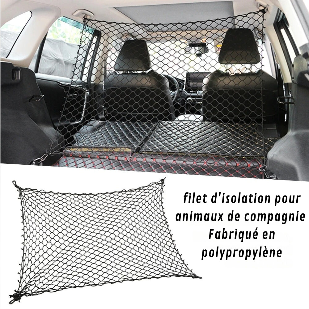 Filet Coffre Voiture Chien | Barrière Fiable®