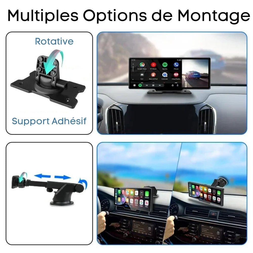 Écran CarPlay avec Caméra Embarquée | La Technologie Suprême®