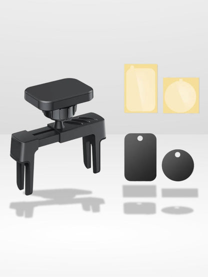 Support Téléphone Voiture Grille Aération Ronde | Energie Magnétique ®
