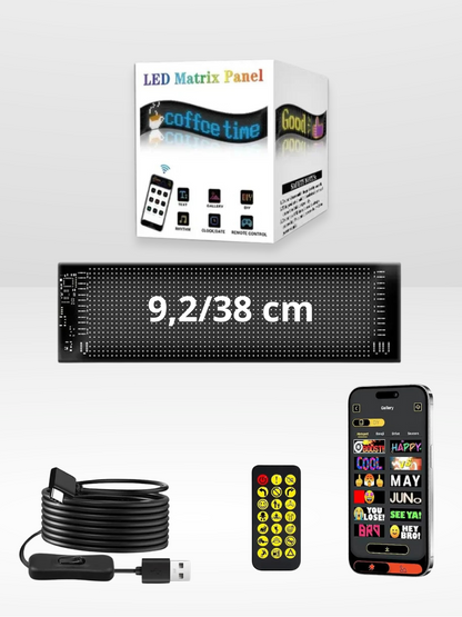 Panneau LED Personnalisable pour Voiture
