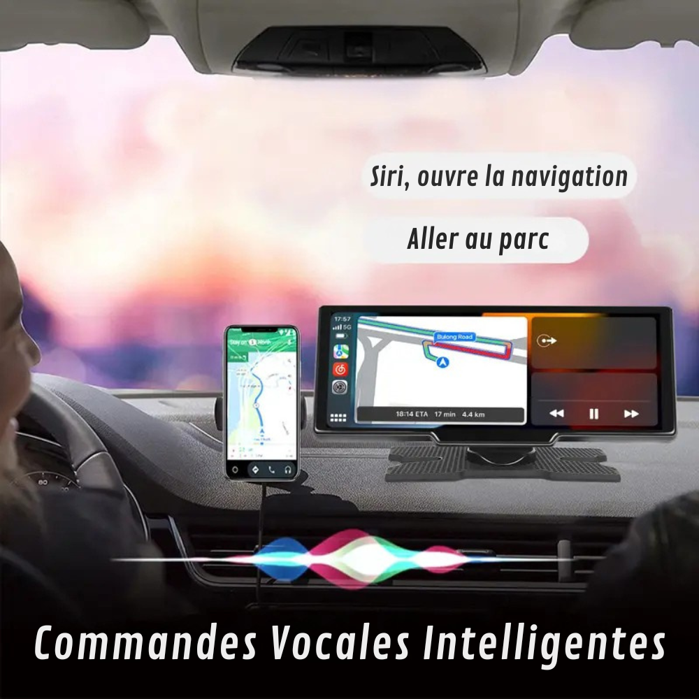 Écran CarPlay avec Caméra Embarquée | La Technologie Suprême®